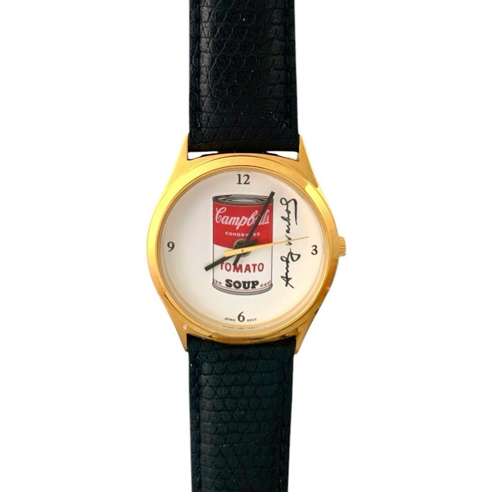 Campbell Tomato Soup Can Wrist Watch Collectible Pop Art Gift